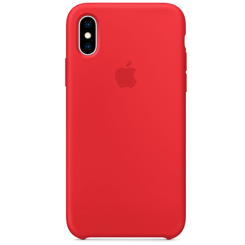 Funda Original IPhone X IPhone XS Silicone Case RED Con Blister