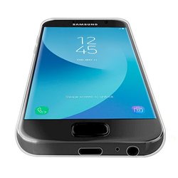 Funda Silicona 3D Samsung J730 Galaxy J7 (2017) (Transparente Frontal + Trasera)