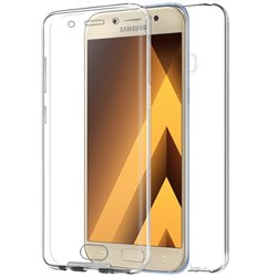 Funda Silicona 3D Samsung A320 Galaxy A3 (2017) (Transparente Frontal + Trasera)