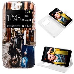 Funda Flip Cover Huawei P10 Lite Dibujos Moto