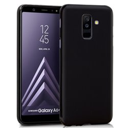 Funda Silicona Samsung A605 Galaxy A6 Plus Negro