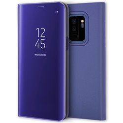 Funda Flip Cover Samsung G965 Galaxy S9 Plus Clear View Azul