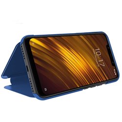 Funda Flip Cover Xiaomi Pocophone F1 Clear View Azul