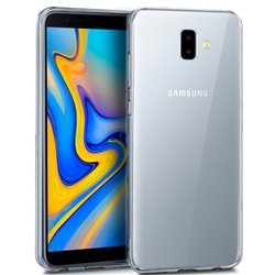 Funda Silicona Samsung J610 Galaxy J6 Plus (Transparente)