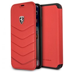 Funda Flip Cover iPhone XR Licencia Ferrari Rojo