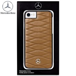 Carcasa iPhone 6 / 6s / iPhone 7 / 8 Licencia Mercedes-Benz Piel Marrón