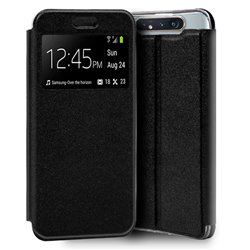 Funda Flip Cover Samsung A805 Galaxy A80 Liso Negro