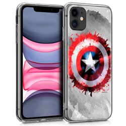 Carcasa iPhone 11 Licencia Marvel Capitán América