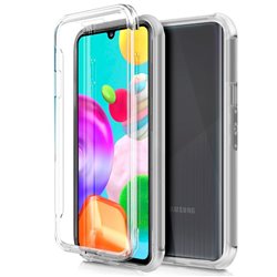 Funda Silicona 3D Samsung A415 Galaxy A41 (Transparente Frontal + Trasera)