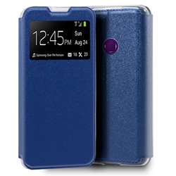 Funda Flip Cover Huawei Y6p Liso Azul