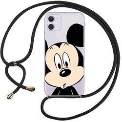 Carcasa iPhone 11 Licencia Disney Cordón Mickey