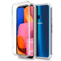 Funda Silicona 3D Samsung A207 Galaxy A20s (Transparente Frontal + Trasera)