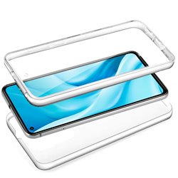 Funda COOL Silicona 3D para Xiaomi Mi 11 Lite / Mi 11 Lite 5G (Transparente Frontal + Trasera)