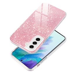 Carcasa COOL para Samsung G990B Galaxy S21 FE Glitter Rosa